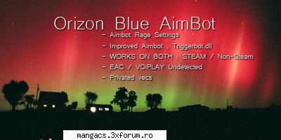 ✓ aimbot rage improved aimbot & works on both : steam - eac / voiplay privated   orizon blue