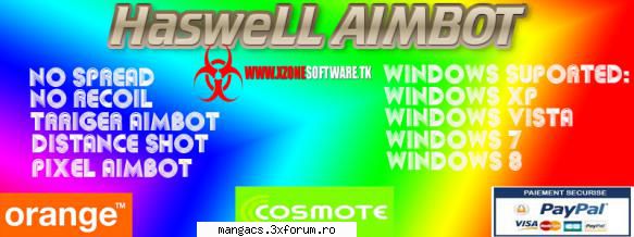 Haswell[PROJECT AIMBOT+GOOLD AIMBOT] [EAC3 VAC3] FREE - CoZaRI_!? - Counter-Strike 1.6 Cheats